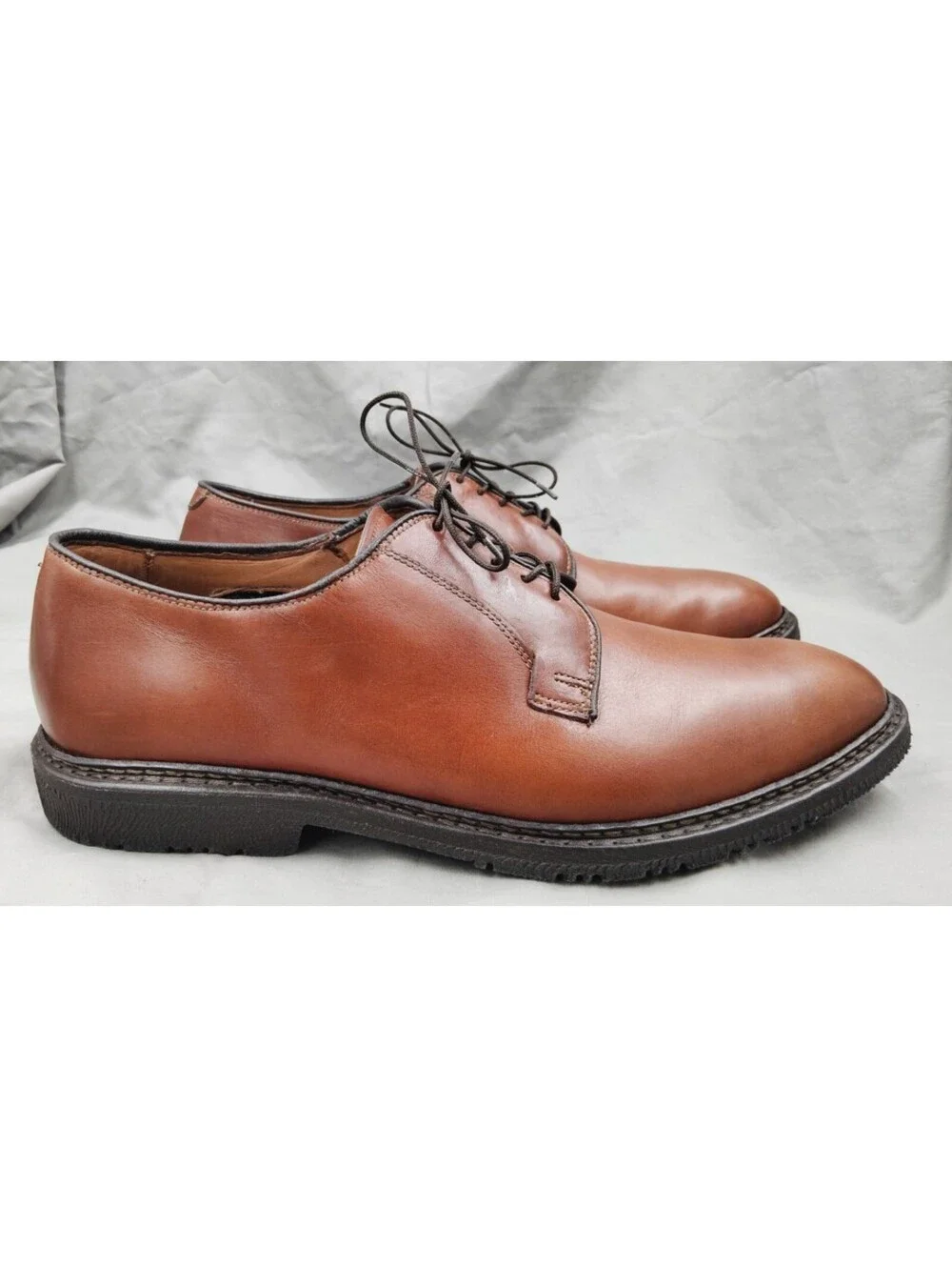 Allen Edmonds Badlands 1005 Brown Leather Derby Shoes Men's 11.5 D USA Made